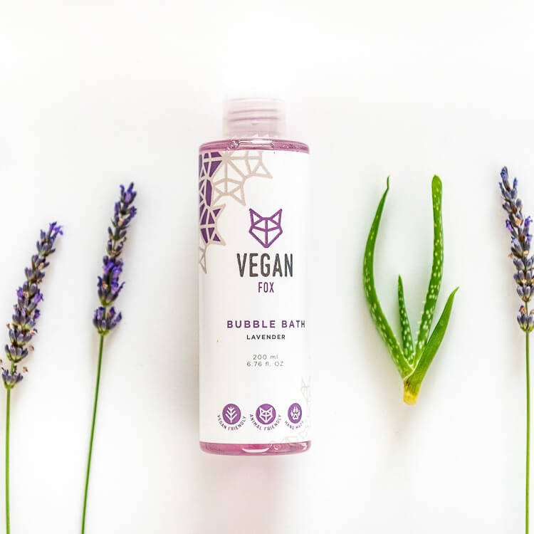 Badeschaum mit Lavendel Vegan Fox Deutschland